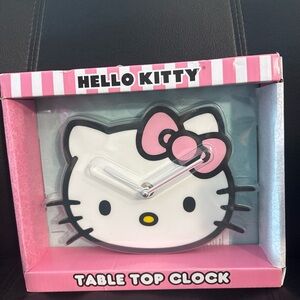 Hello Kitty with Pink Bow Table Top Clock Brand New In Packaging - Sanrio